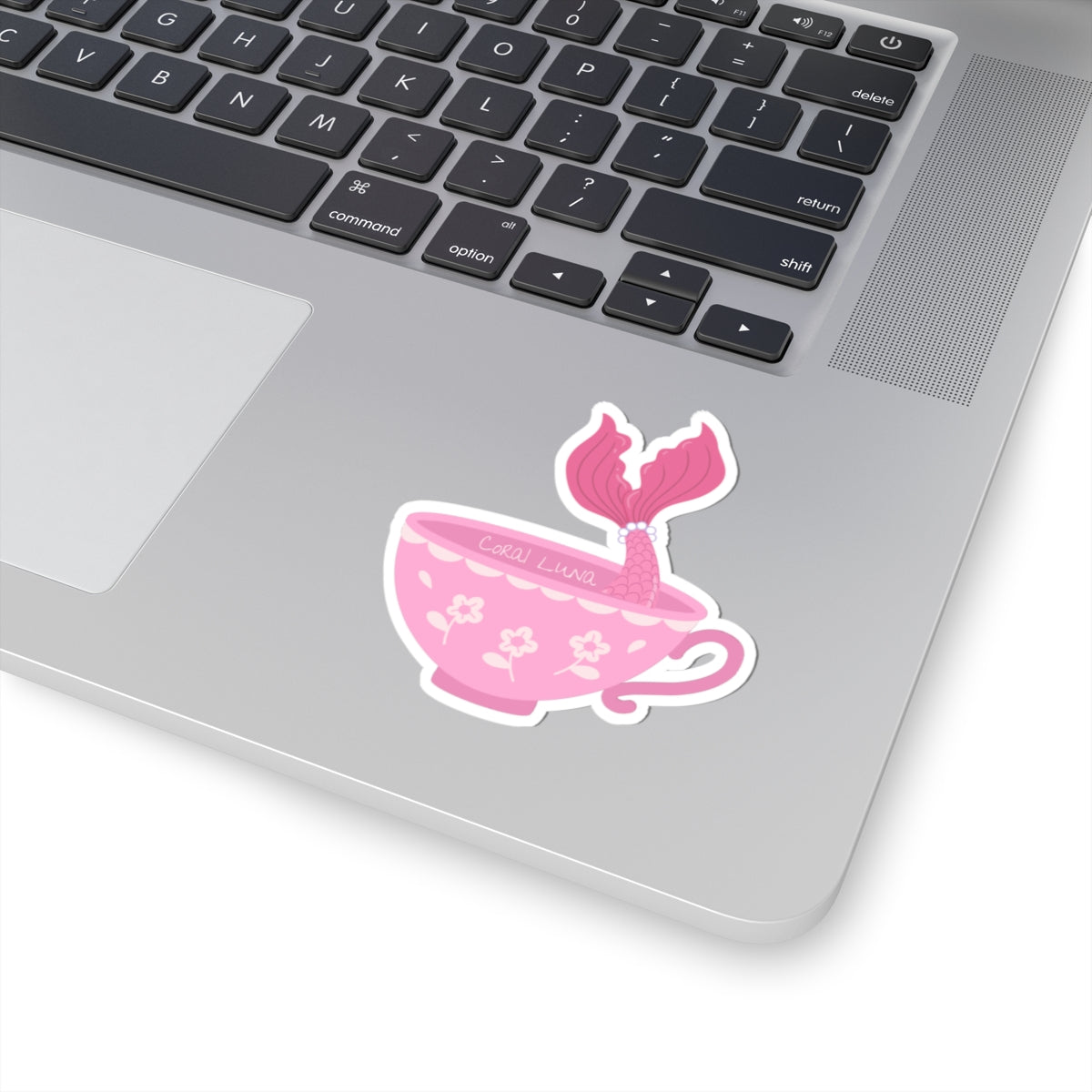 Siren Sips, Mermaid Tea Cup Stickers