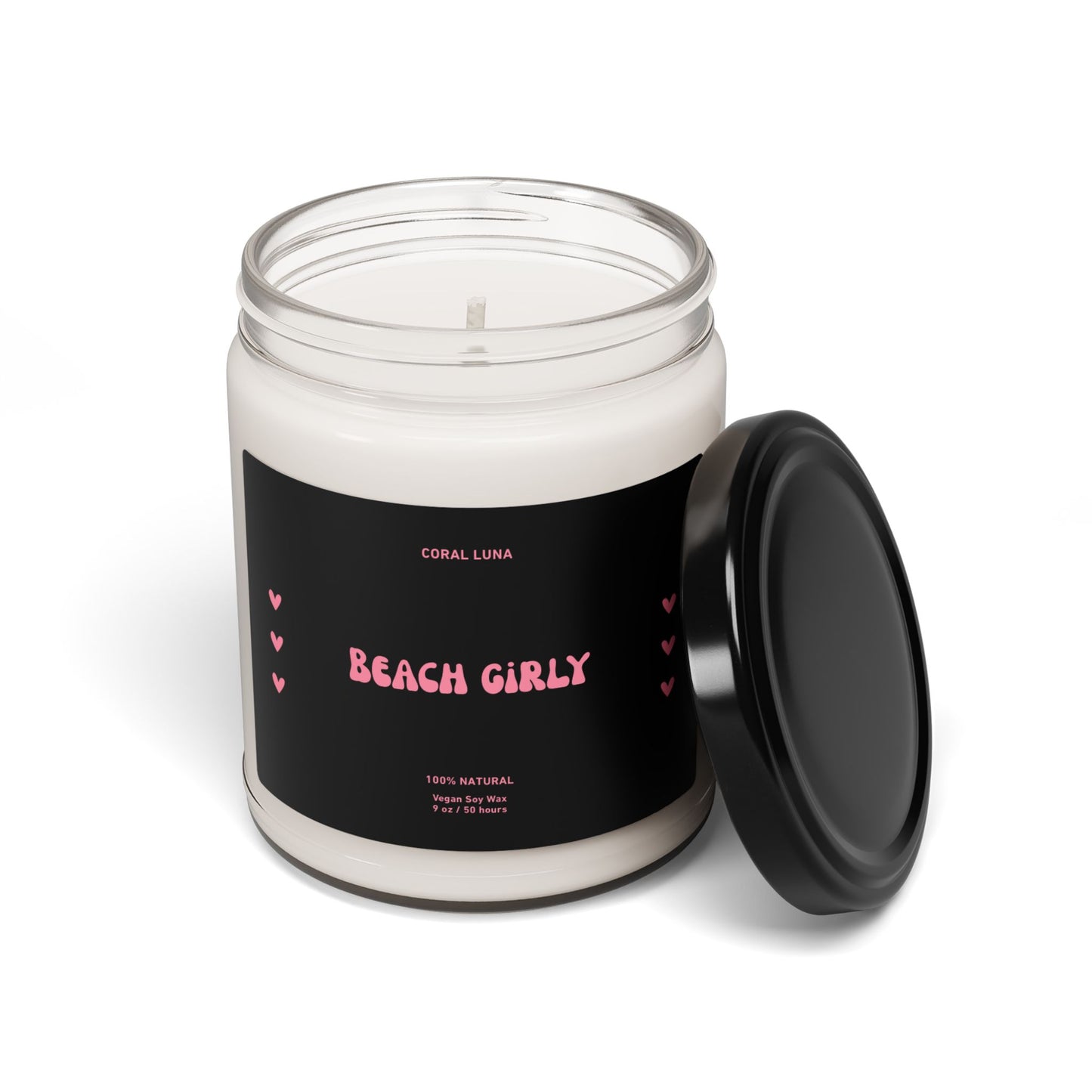 Beach Girly Scented Soy Candle, 9oz
