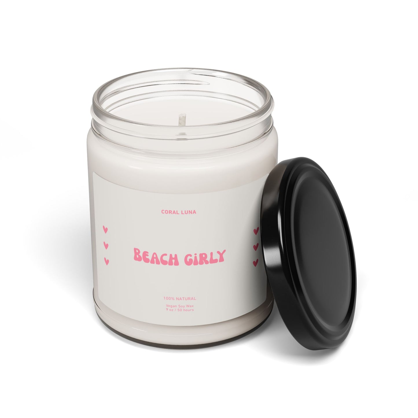 Beach Girly Scented Soy Candle, 9oz