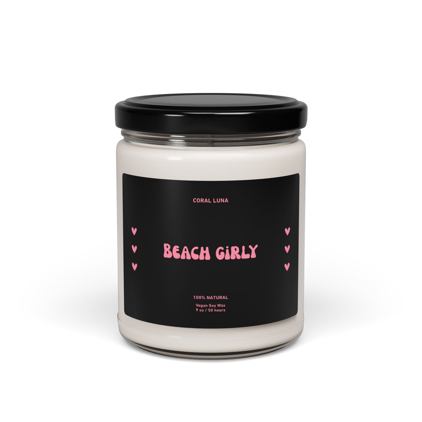 Beach Girly Scented Soy Candle, 9oz