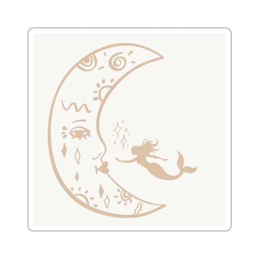 Celestial Swim,  Mermaid & Moon Kiss-Cut Stickers