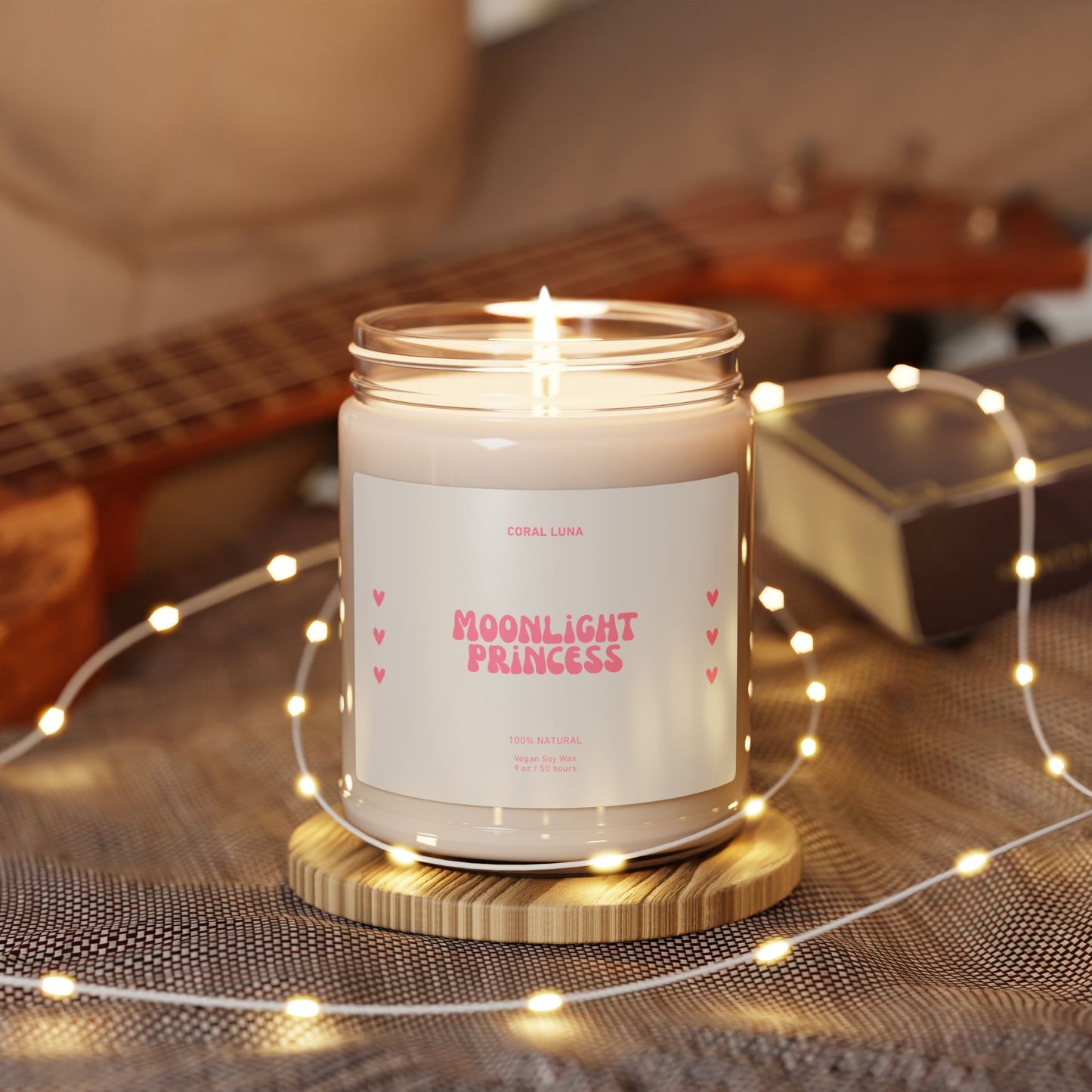 Moonlight Princess Scented Soy Candle, 9oz